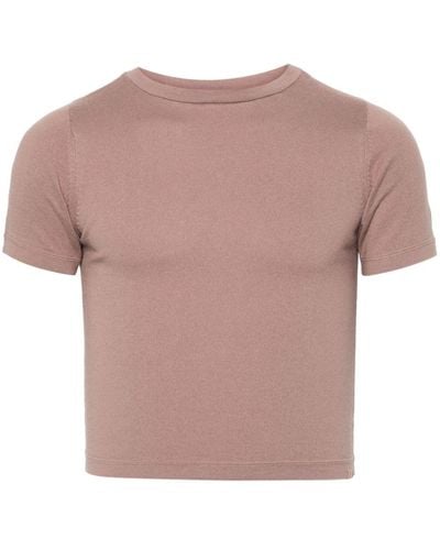 Extreme Cashmere Gestricktes n°267 Tina T-Shirt - Pink