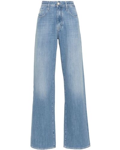 Jacob Cohen Hailey Straight-Leg-Jeans mit hohem Bund - Blau