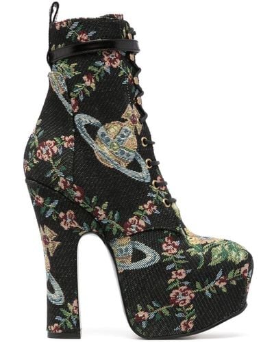 Vivienne Westwood Botas Pleasure con plataforma - Negro