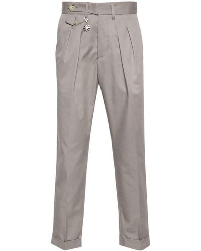 Manuel Ritz Pantalones chinos ajustados - Gris