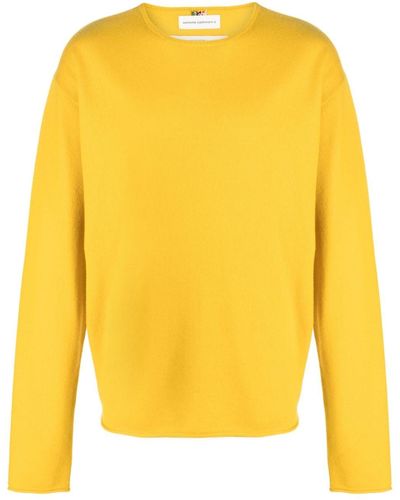 Extreme Cashmere Crew-neck Cashmere Sweater - Yellow