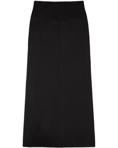Jil Sander A-line High-waisted Maxi Skirt - Black