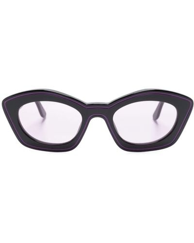 Marni Kea Zonnebril Met Cat-eye Montuur - Zwart