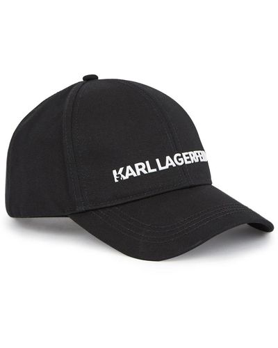 Karl Lagerfeld Essential キャップ - ブラック