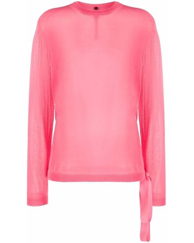 Sara Lanzi Crew-neck Sweater - Pink