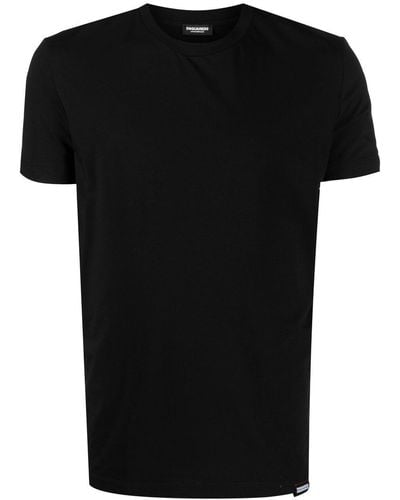 DSquared² T-shirt con applicazione - Nero