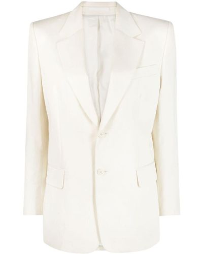 Filippa K Pinstripe Tailored Blazer - White
