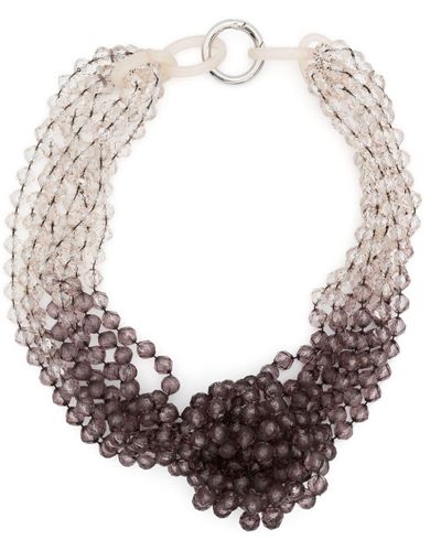 Emporio Armani Perlenkette mit Ombré-Effekt - Mehrfarbig