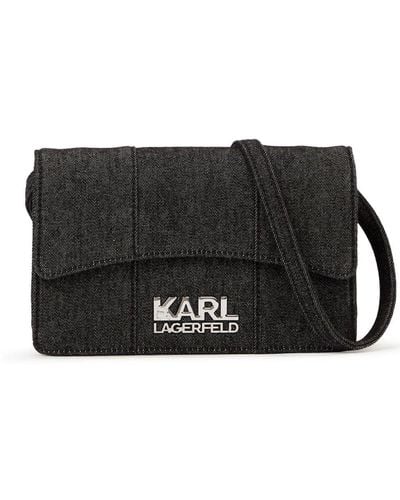 Karl Lagerfeld K/stone Cross Body Bag - ブラック