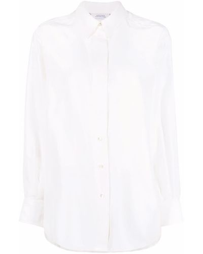 Dorothee Schumacher Button-detail Silk Shirt - White