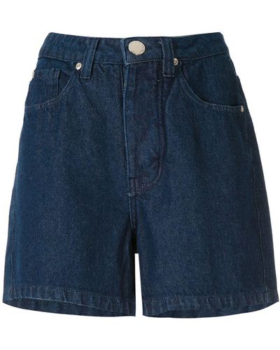 Olympiah Gerade Shorts - Blau