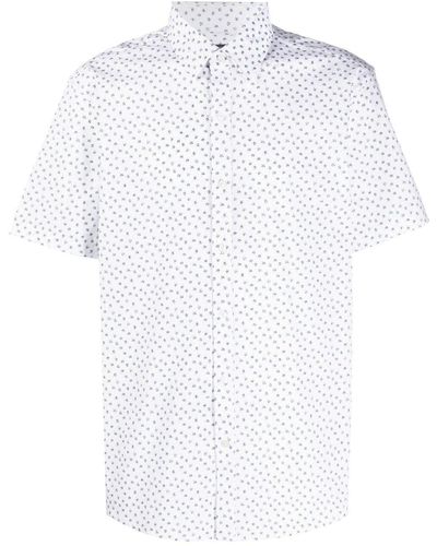 Michael Kors Cotton Daisy-print Shirt - White