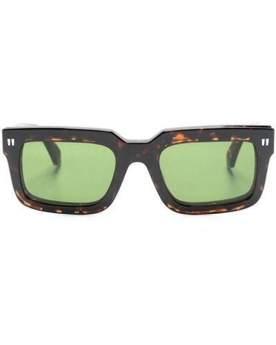 Off-White c/o Virgil Abloh Clip On2 Sunglasses - Green