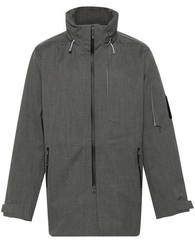Descente Allterrain Concealed-hood Lightweight Jacket - Grey
