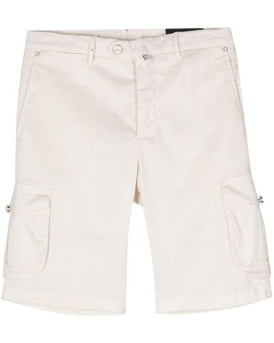 Kiton Linen-blend Cargo Shorts - Natural