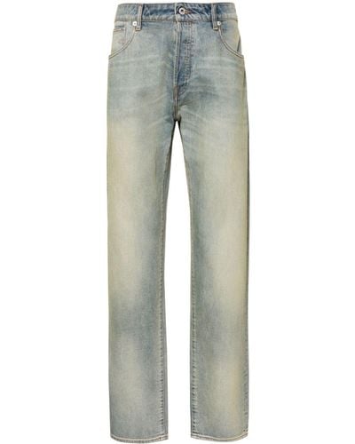 KENZO Bara Slim Mid-Rise Jeans - Grey