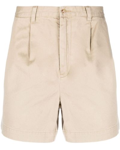 Polo Ralph Lauren Cormac Pleat-detailing Shorts - Natural