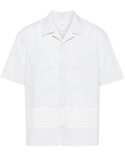 Craig Green Kurzärmeliges Hemd mit Einsätzen - Weiß