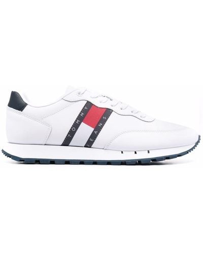 Tommy Hilfiger Side Logo-print Trainers - White