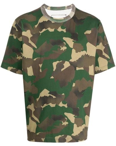 Heron Preston T-shirt con stampa camouflage - Verde