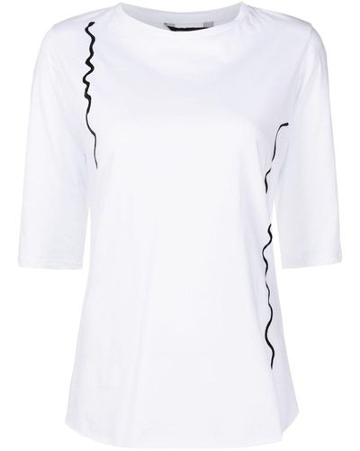UMA | Raquel Davidowicz Abstract-print Cotton T-shirt - White