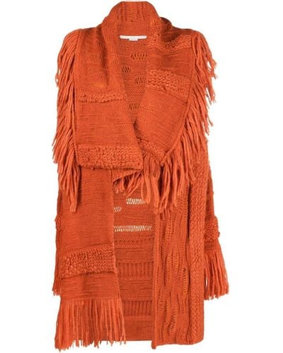 Stella McCartney Strukturierter Cardigan - Orange