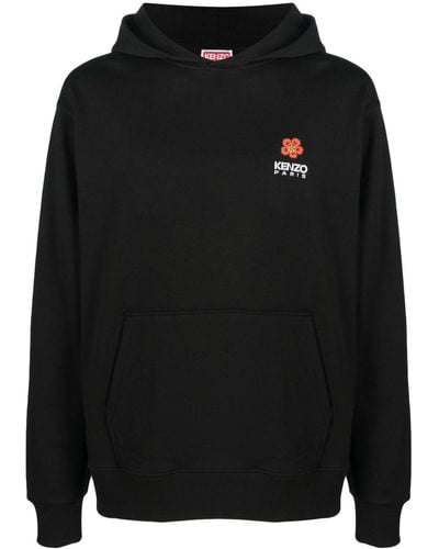 KENZO Sweat Poppy en coton - Noir