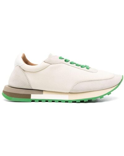 The Row Owen Runner In Nylon And Suede - White