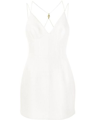 Manning Cartell V-neck Mini Dress - White