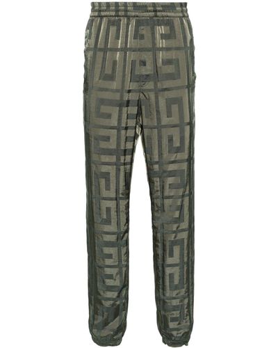 Givenchy Pantaloni sportivi con motivo 4G - Verde