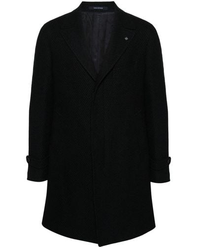 Tagliatore Single-Breasted Coat - Black