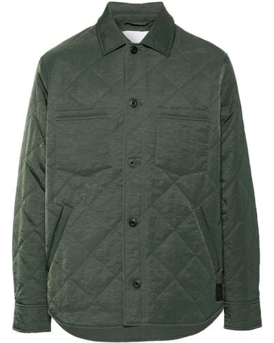 Samsøe & Samsøe Gilam Quilted Shirt Jacket - Green