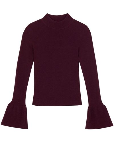 A.L.C. Devin Knitted Top - Purple