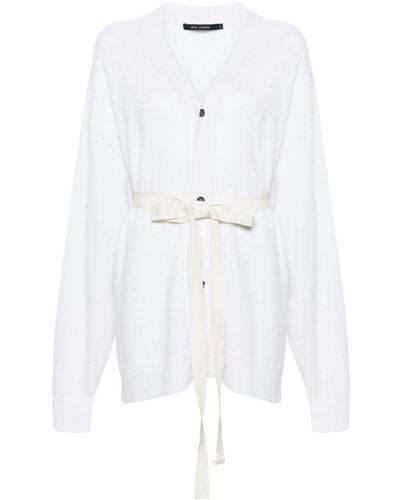 Sofie D'Hoore Mask Belted Cardi Coat - White