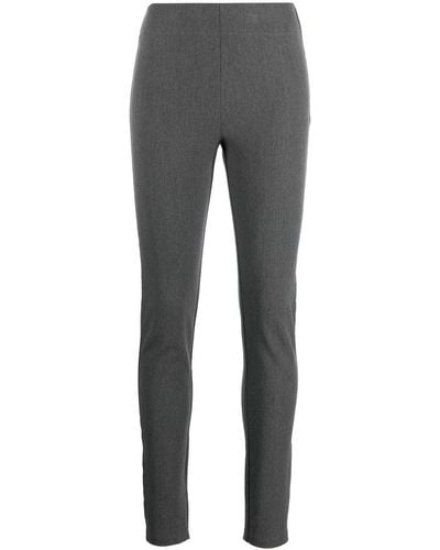 JOSEPH Gabardine High-waisted leggings - Grey