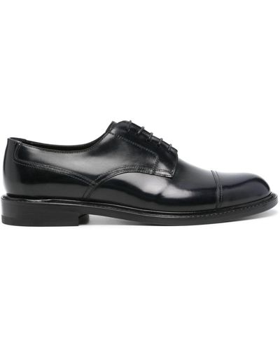 Tagliatore Derby-Schuhe aus Leder - Schwarz