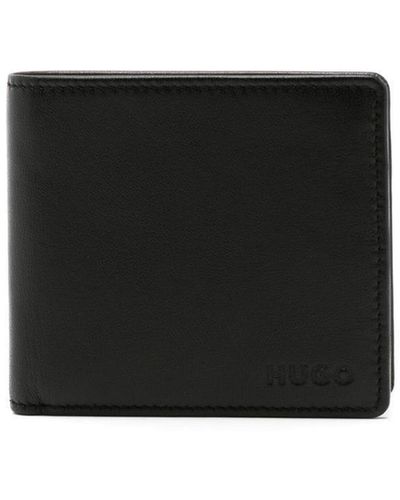 HUGO Subway Embossed-logo Wallet - Black