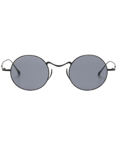 Rigards X Uma Wang Round-frame Sunglasses - Black