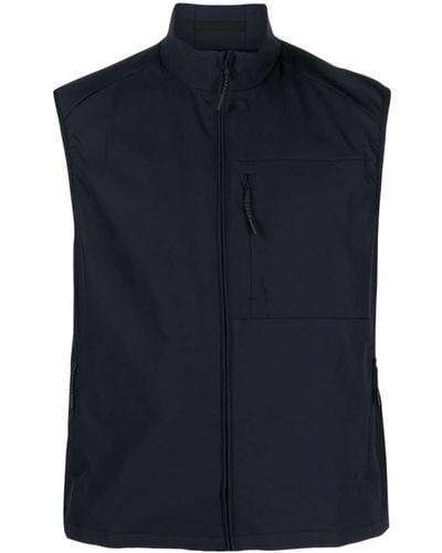 Norse Projects Gilet Met Rits - Blauw