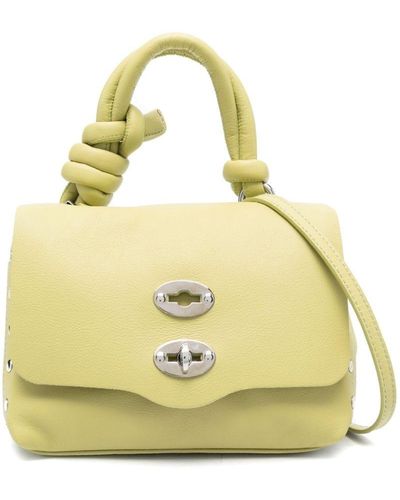 Zanellato Mini Postina Leather Tote Bag - Yellow
