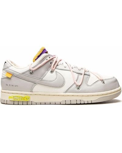 NIKE X OFF-WHITE Dunk Low "lot 24" Sneakers - White