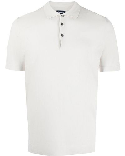 Drumohr Klassisches Poloshirt - Weiß