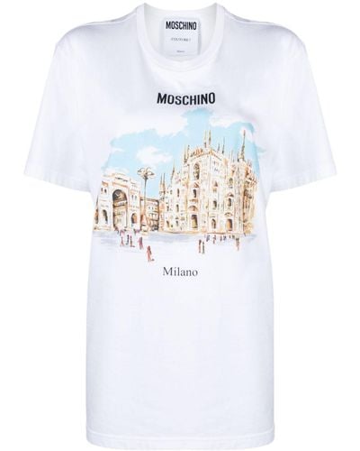 Moschino グラフィック Tシャツ - ホワイト