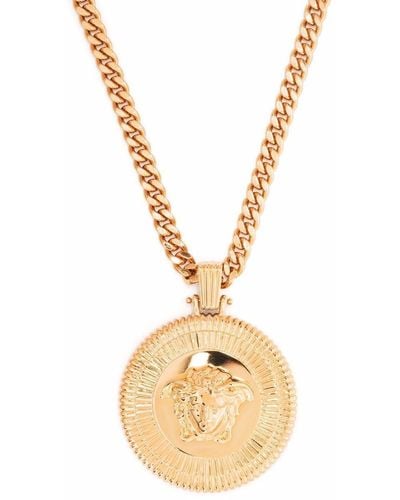 Versace Collana oro con pendente Medusa - Metallizzato