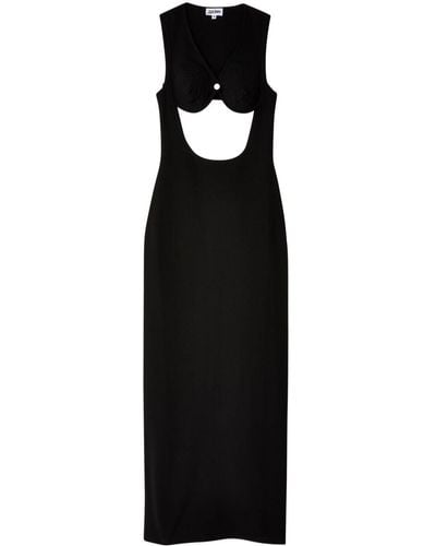 Jean Paul Gaultier Madonna Jersey Maxi Dress - Black