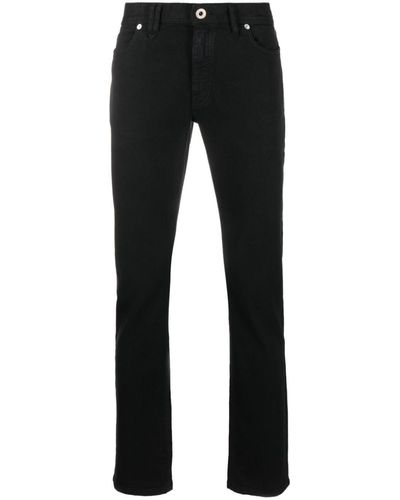 Brioni Slim-cut Cotton Jeans - Black