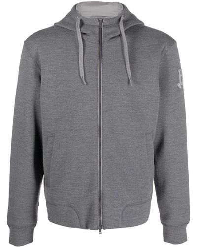 Herno Drawstring Hood Jacket - Grey