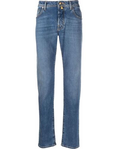 Jacob Cohen Straight Jeans - Blauw