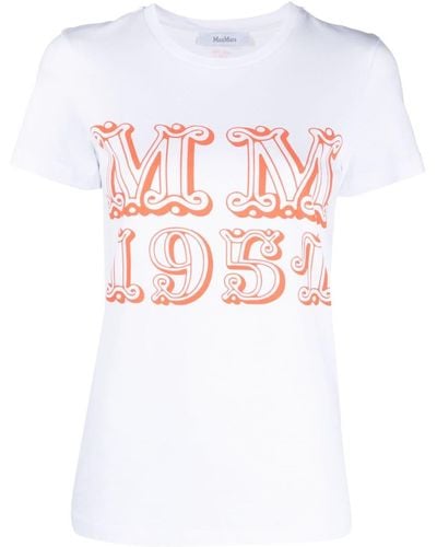 Max Mara グラフィック Tシャツ - ホワイト