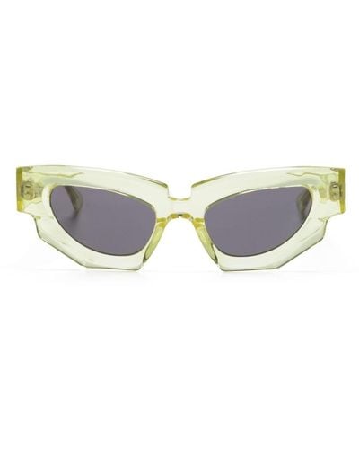 Kuboraum Oversized Sunglasses - Yellow